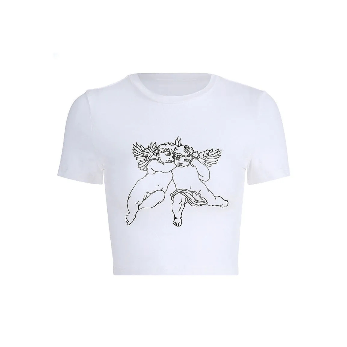 Angel Crop Tee sold by Streetwear Society product image thumbnail 2
