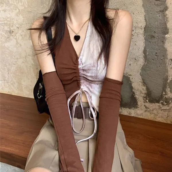 Fairycore Halter Top & Gloves Set sold by Streetwear Society