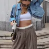 "Mara" parachute trousers sold by Streetwear Society