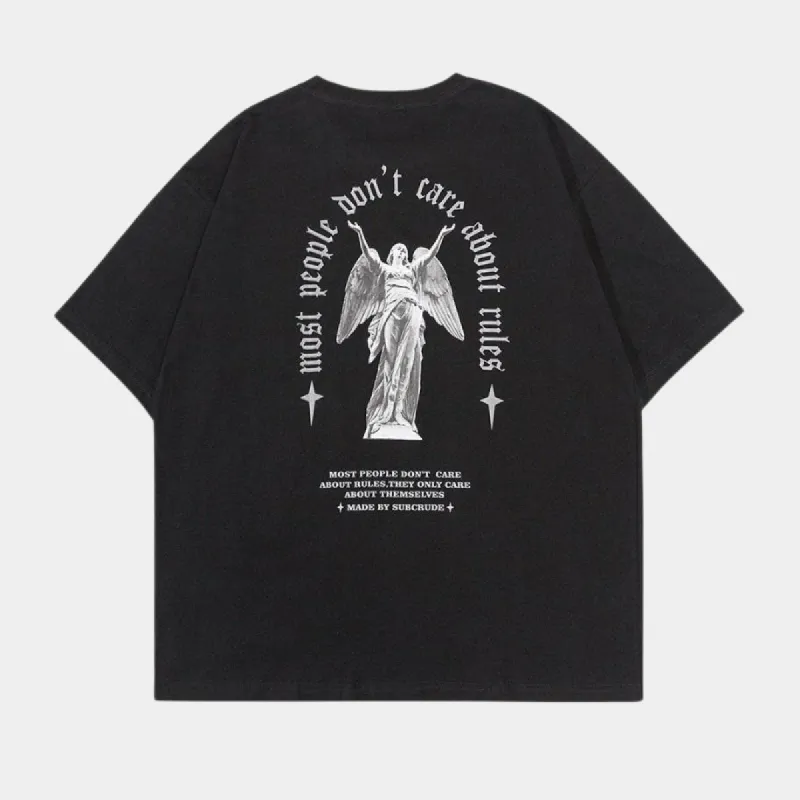 Broken rules' T shirt sold by Streetwear Society