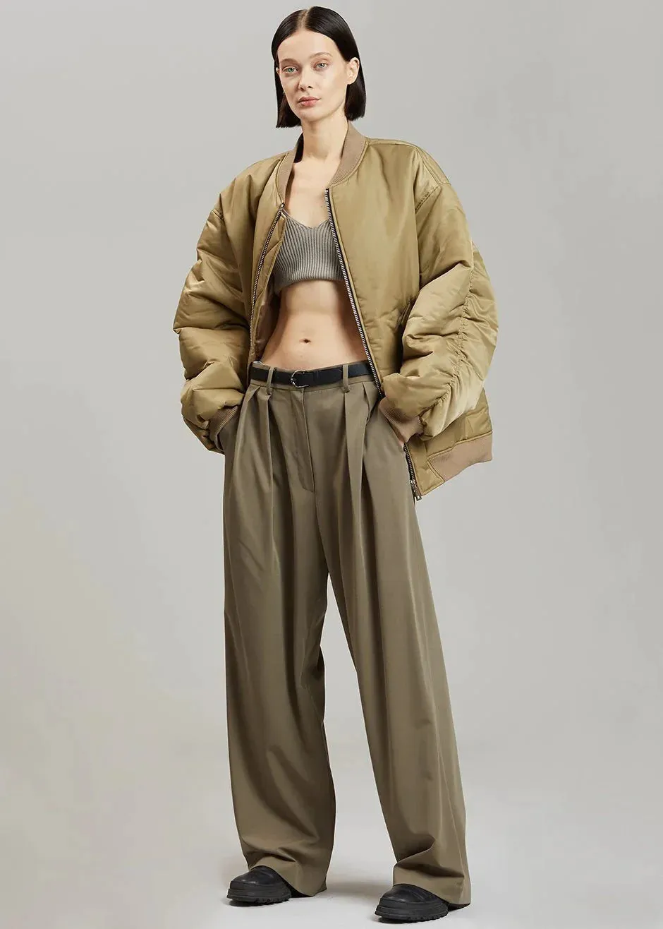 Extra oversized "Achilles" bomber jacket sold by Streetwear Society product image thumbnail 5