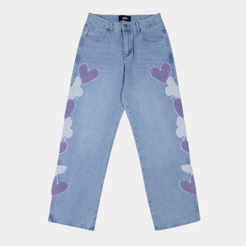 Love flies' Jeans sold by Streetwear Society
