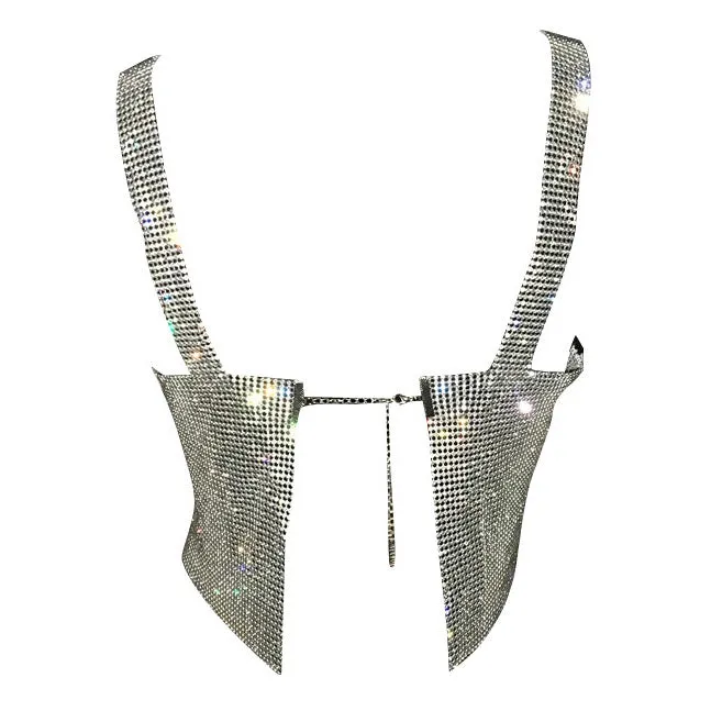 Feelin' So Icy Rhinestone Top sold by Streetwear Society product image thumbnail 3