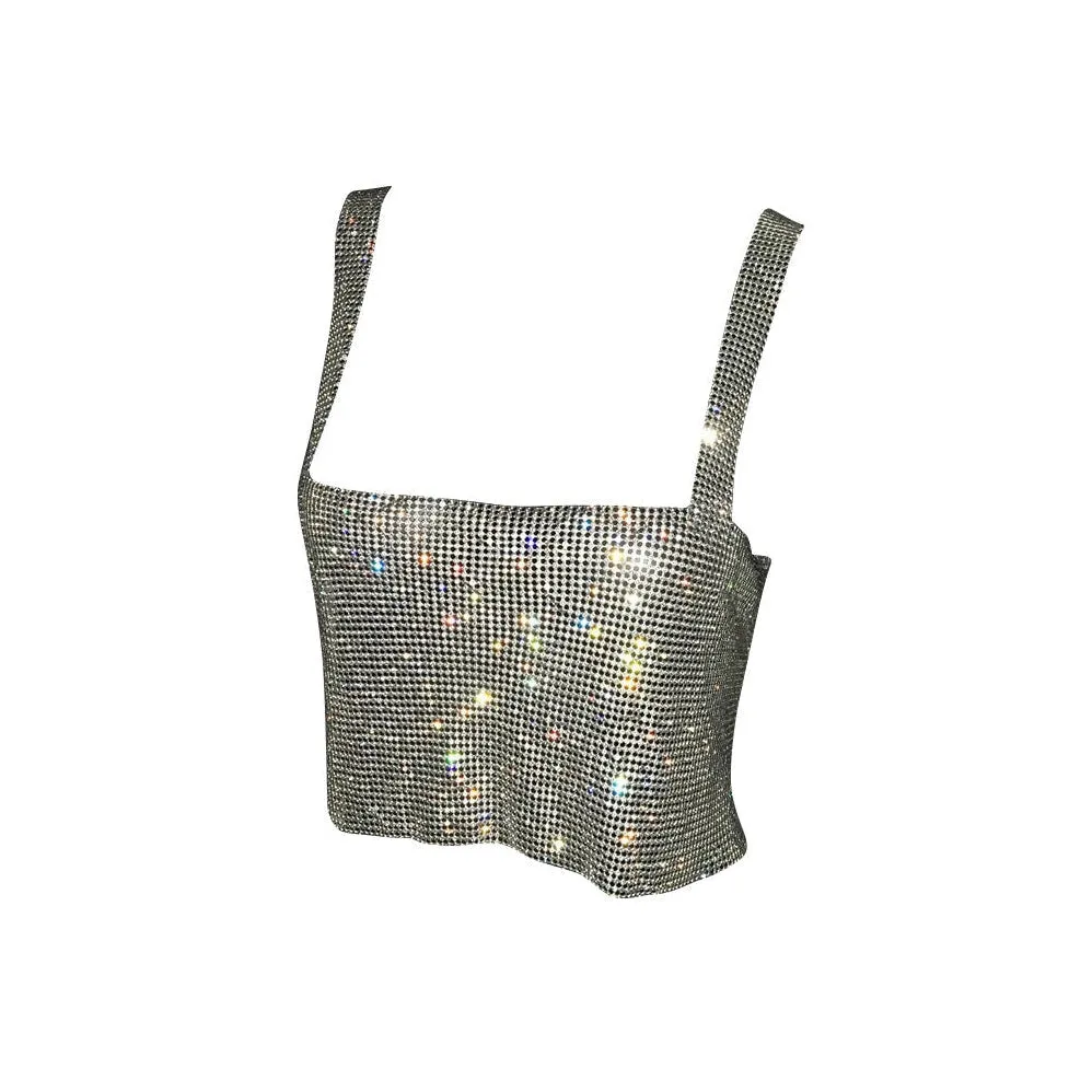 Feelin' So Icy Rhinestone Top sold by Streetwear Society product image thumbnail 2