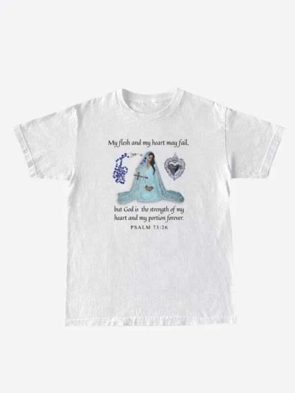 Bible Psalm 73:26 Tee sold by Streetwear Society