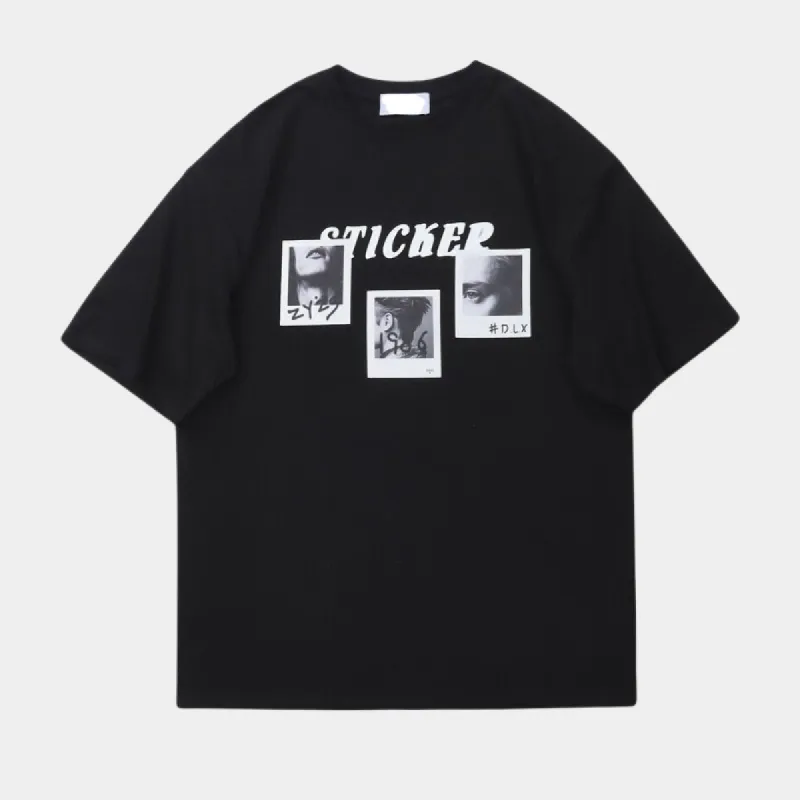 Sticker' T shirt sold by Streetwear Society