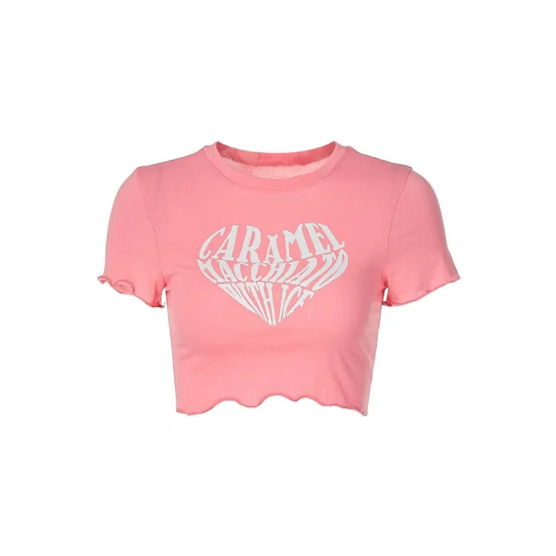 Caramel Macchiato Crop Top sold by Streetwear Society