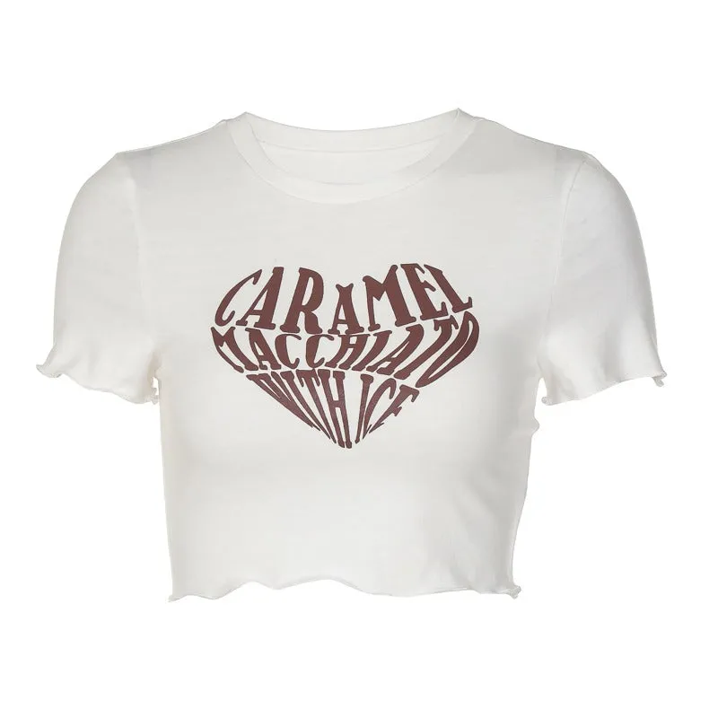 Caramel Macchiato Crop Top sold by Streetwear Society product image thumbnail 2