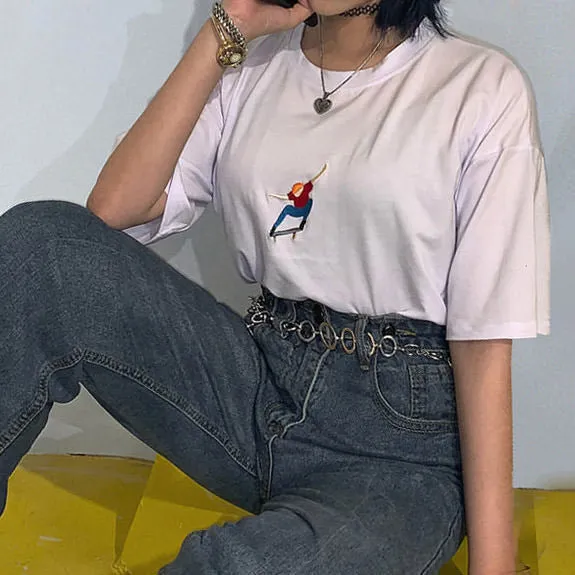 Nollie Embroidered Tee sold by Streetwear Society product image thumbnail 3
