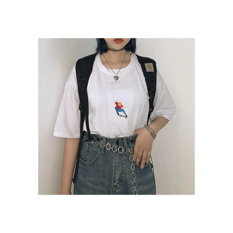 Nollie Embroidered Tee sold by Streetwear Society