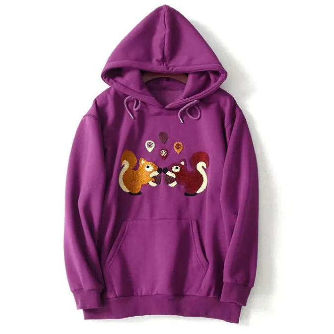 Autumn Squirrel Hoodie sold by Streetwear Society