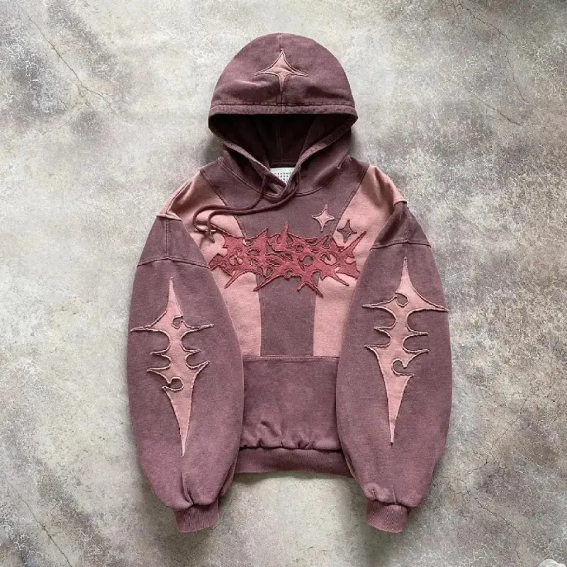 Cyberpunk Futuristic Patch Hoodie sold by Streetwear Society