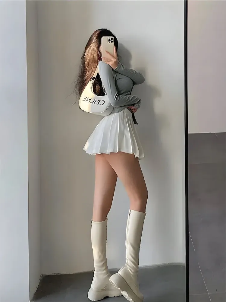 Pleated Tennis Mini Skirt sold by Streetwear Society product image thumbnail 2