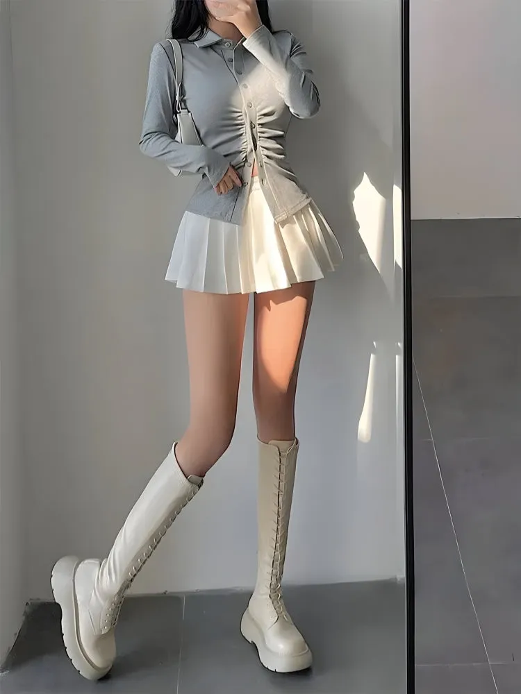 Pleated Tennis Mini Skirt sold by Streetwear Society product image thumbnail 3