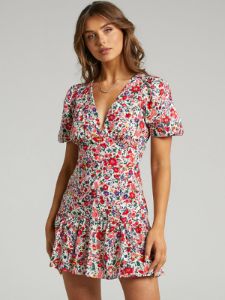 Vintage Floral Mini Dress sold by Streetwear Society