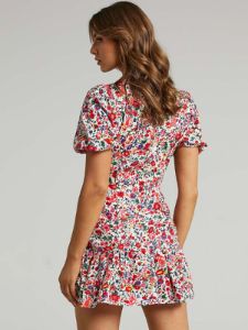 Vintage Floral Mini Dress sold by Streetwear Society