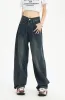 Distressed Pockets Wide Leg Baggy Jeans sold by Streetwear Society