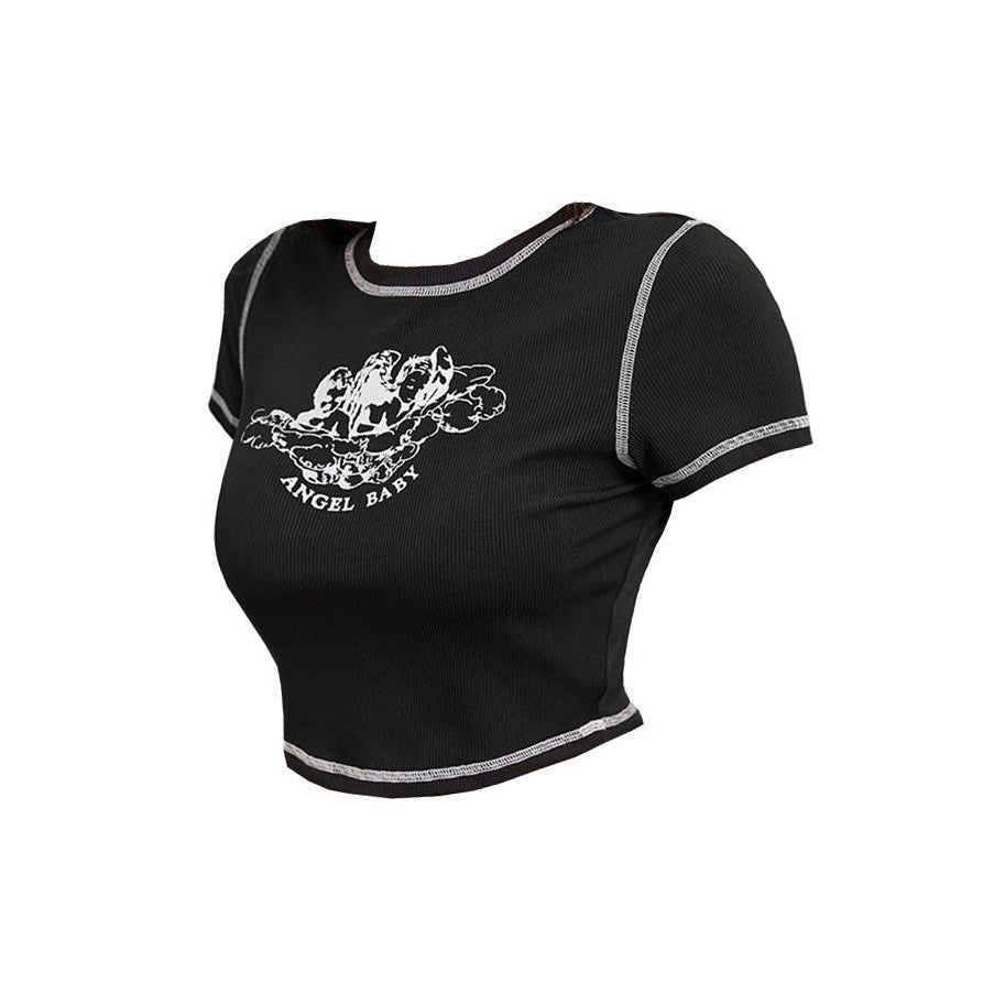 Angel Baby Crop Top sold by Streetwear Society