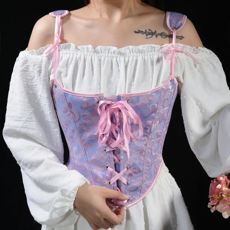 Ribbon Detailed Corset Top sold by Streetwear Society