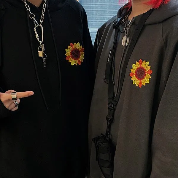 Sunflower Embroidered Hoodie sold by Streetwear Society product image thumbnail 5