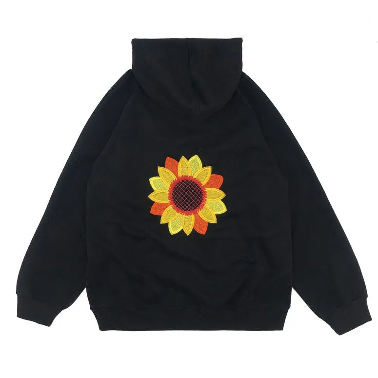 Sunflower Embroidered Hoodie sold by Streetwear Society product image thumbnail 4