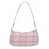 Soft Girl Plaid Baguette Bag sold by Streetwear Society