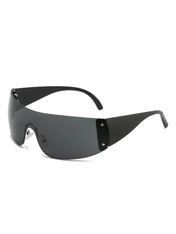 Y2K Futuristic Rimless Sunglasses sold by Streetwear Society