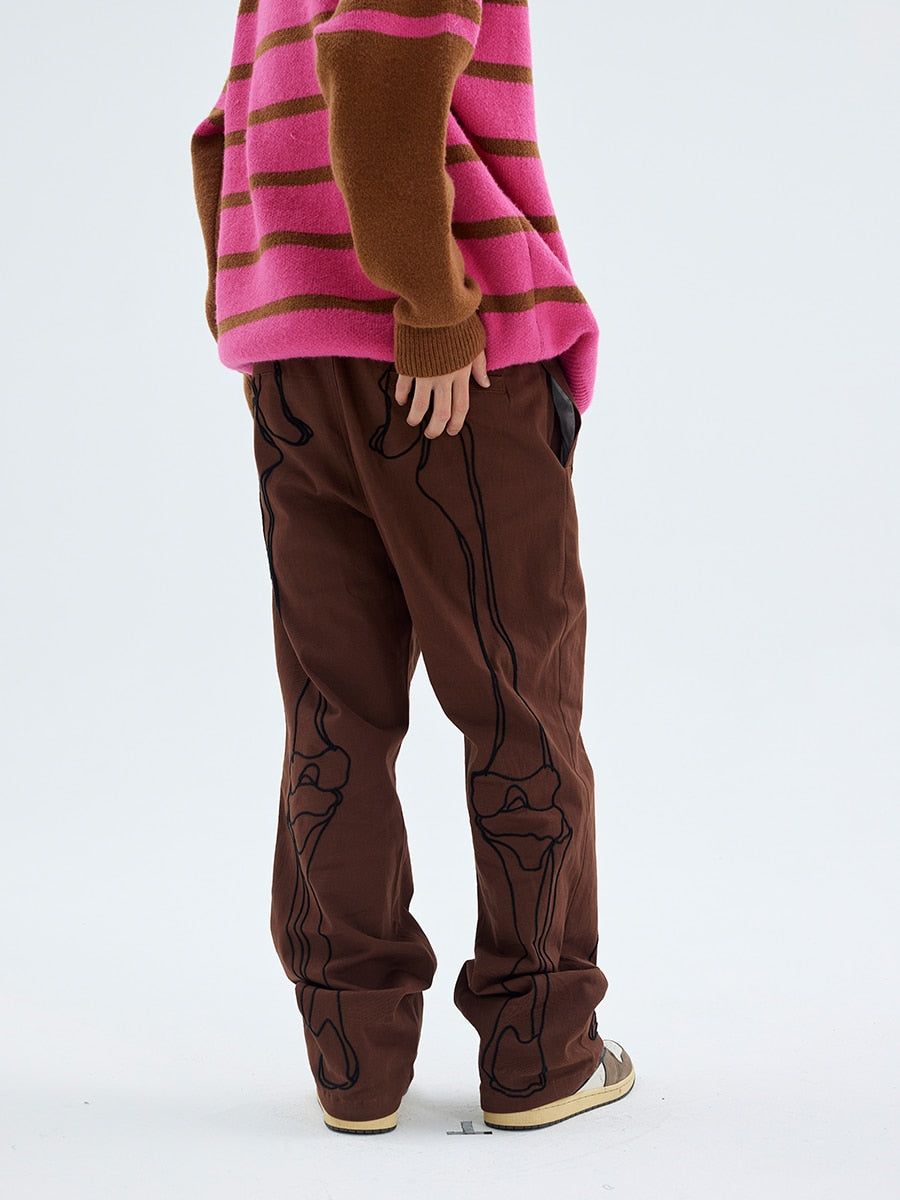 Cargo pants for men streetwear baggy Y2K B203 sold by Streetwear Society product image thumbnail 2