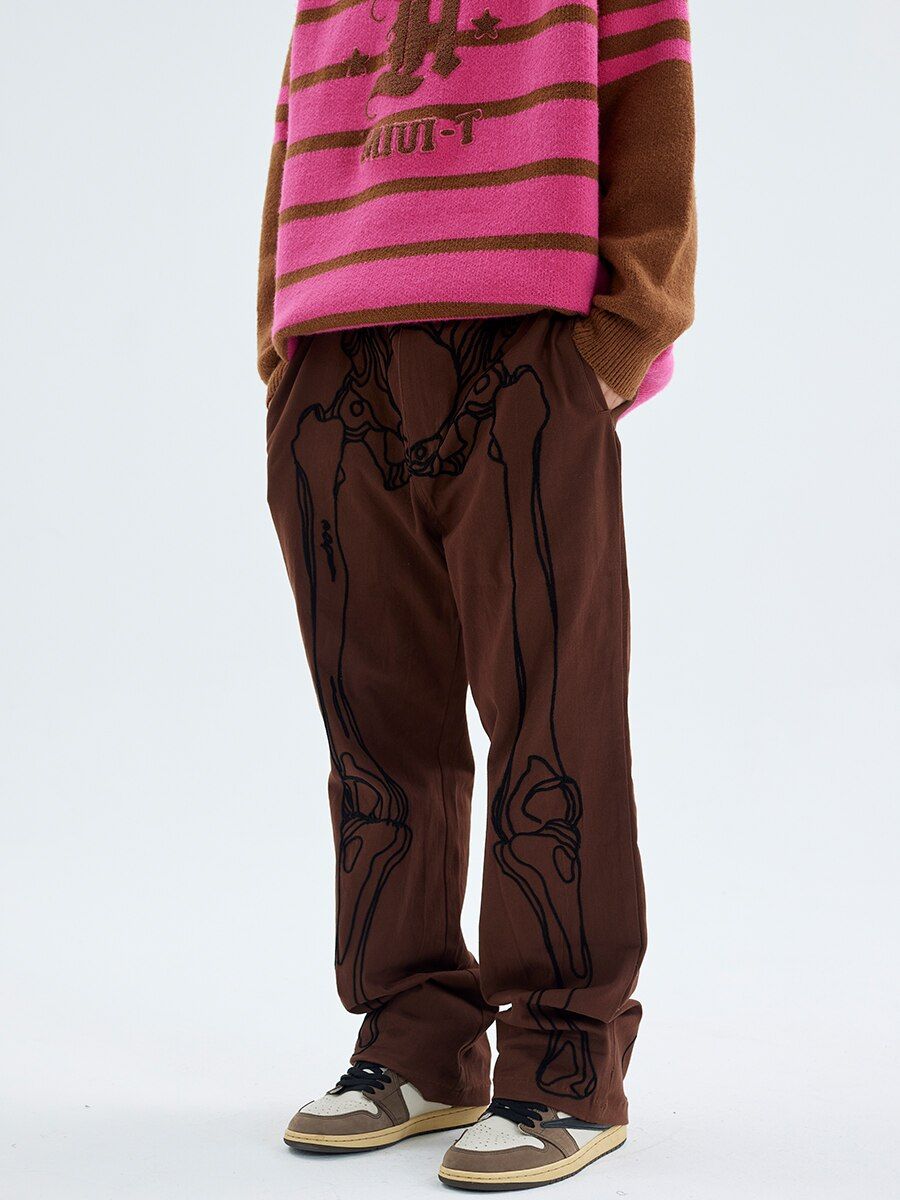 Cargo pants for men streetwear baggy Y2K B203 sold by Streetwear Society