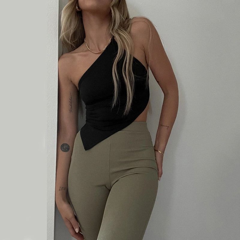 Strappy Cami Crop Top sold by Streetwear Society product image thumbnail 3