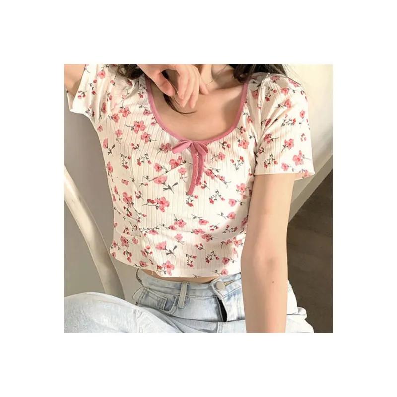 Garden Party Ribbed Top sold by Streetwear Society