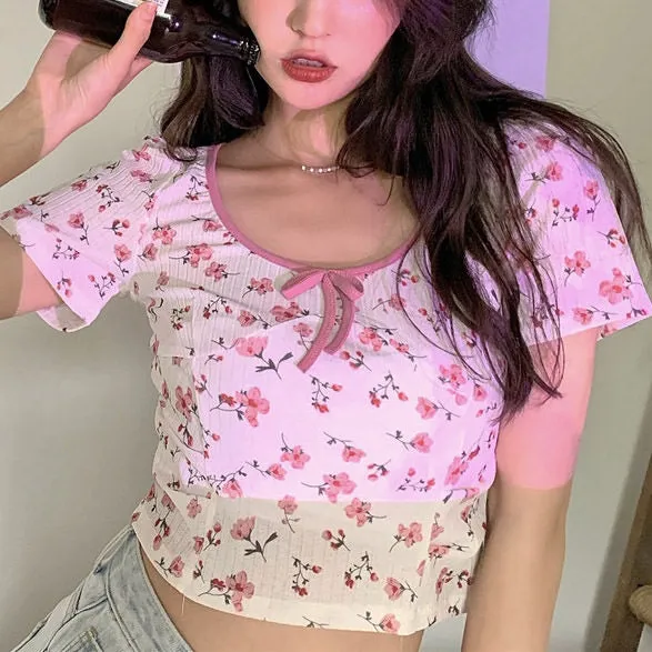 Garden Party Ribbed Top sold by Streetwear Society product image thumbnail 3