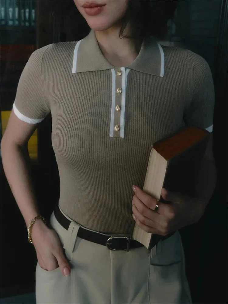 Casual Contrast Corduroy Top sold by Streetwear Society product image thumbnail 3