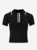 Casual Contrast Corduroy Top sold by Streetwear Society