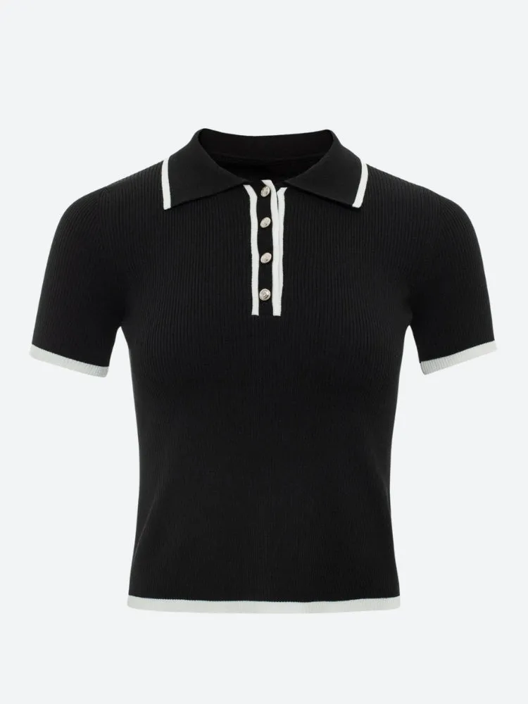Casual Contrast Corduroy Top sold by Streetwear Society product image thumbnail 5