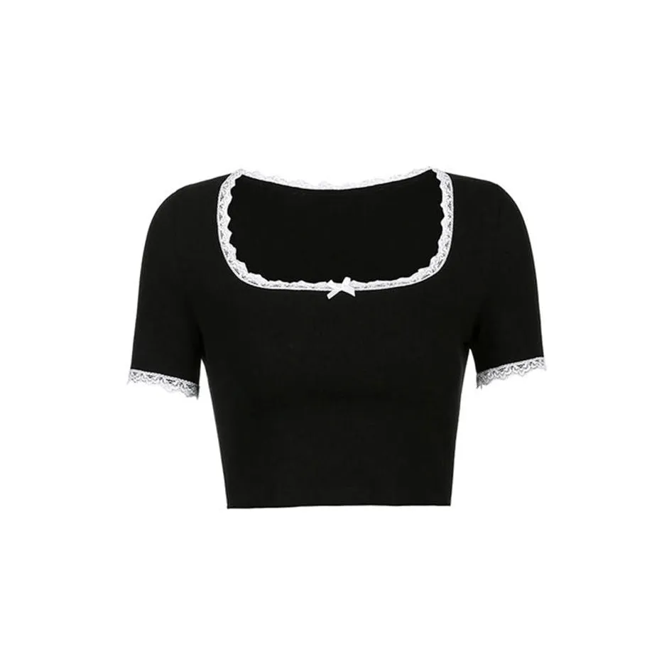 French Maid Crop Top sold by Streetwear Society