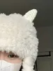 Warm fluffy lambskin trapper hat sold by Streetwear Society