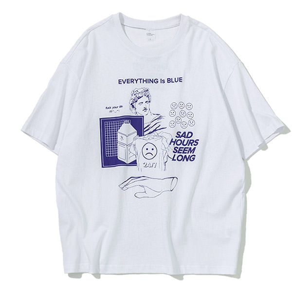 Everything Is Blue Tee sold by Streetwear Society product image thumbnail 4