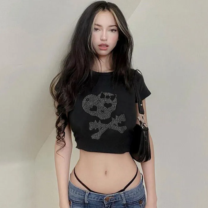 Emo Girl Crop Top sold by Streetwear Society product image thumbnail 4