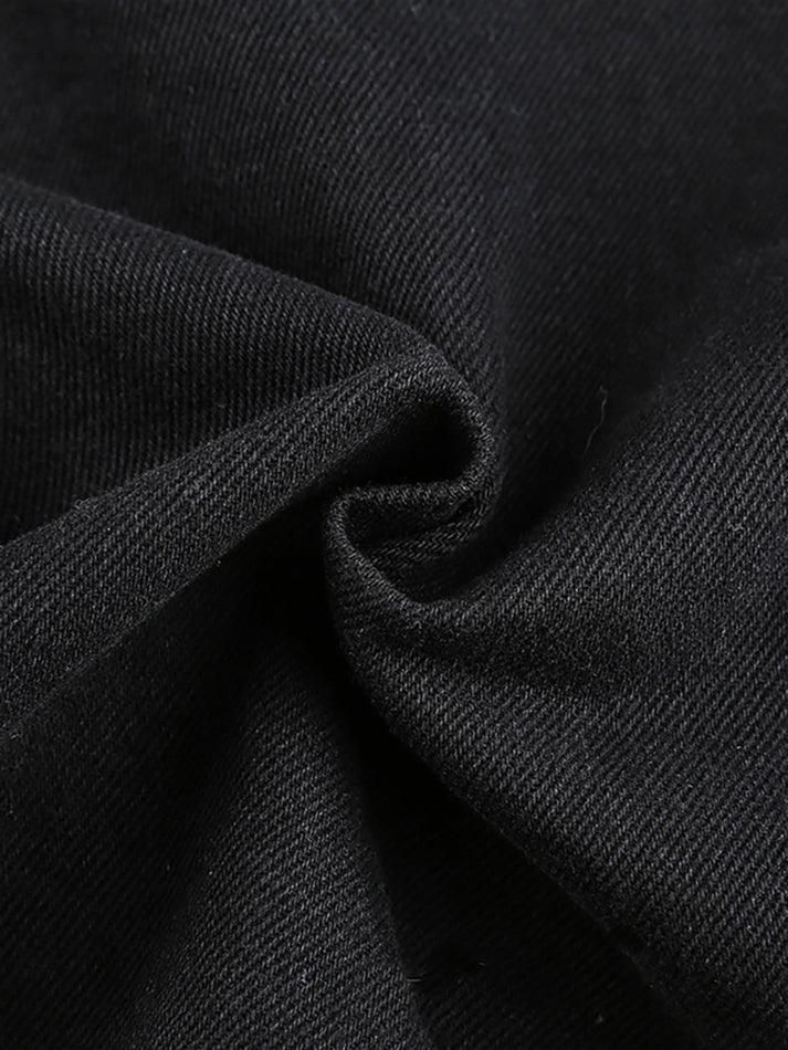 High waisted straight cargo jeans sold by Streetwear Society product image thumbnail 15