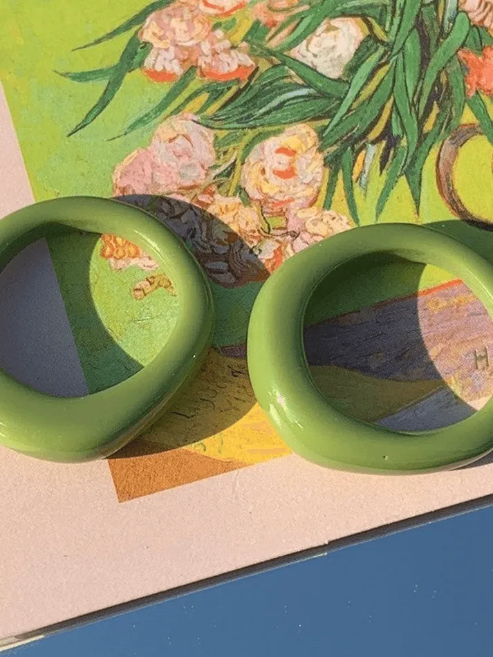 Green Irregular Ring sold by Streetwear Society product image thumbnail 4