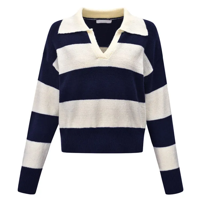 Old Money Striped Pullover sold by Streetwear Society product image thumbnail 2