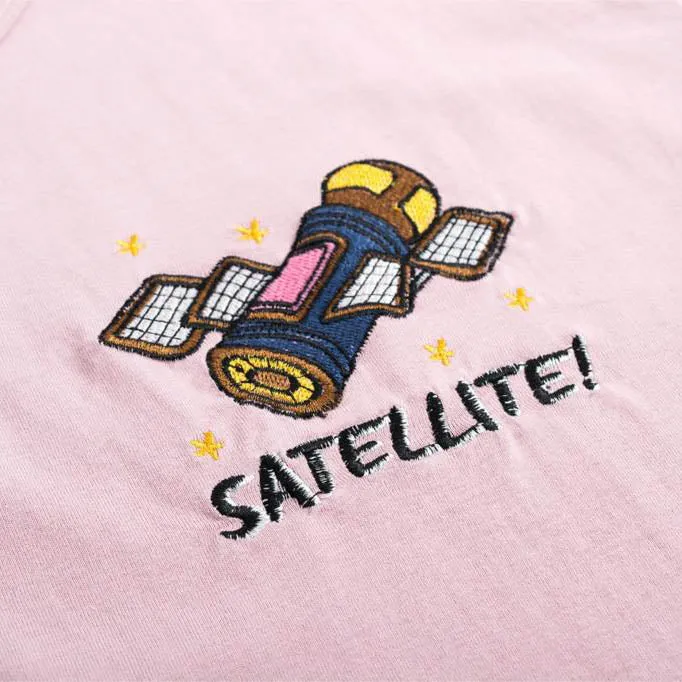 Satellite Embroidered T-Shirt sold by Streetwear Society product image thumbnail 4