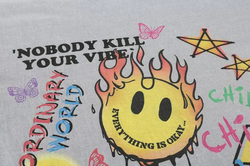 Smile' T shirt sold by Streetwear Society product image thumbnail 2