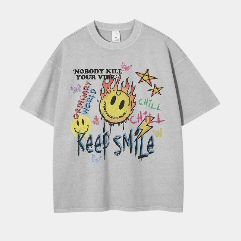 Smile' T shirt sold by Streetwear Society