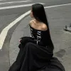Fairy Grunge Off Shoulder Lace Up Top sold by Streetwear Society