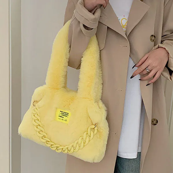 Fluffy Chain Shoulder Bag sold by Streetwear Society product image thumbnail 5