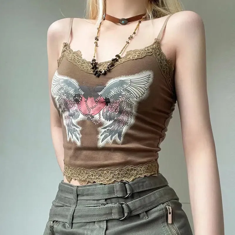 Fairy Grunge Angel Wings Top sold by Streetwear Society
