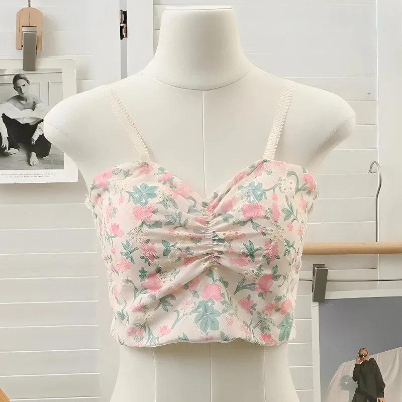 Cottagecore Floral Crop Top sold by Streetwear Society product image thumbnail 5