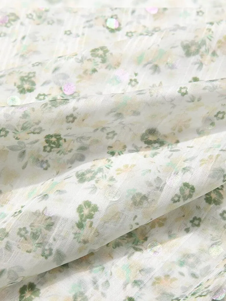 Cottagecore Floral Midi Dress sold by Streetwear Society product image thumbnail 5